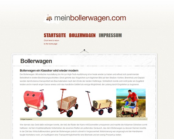 Farbharmonie-Bollerwagen Farbharmonie-Bollerwagen